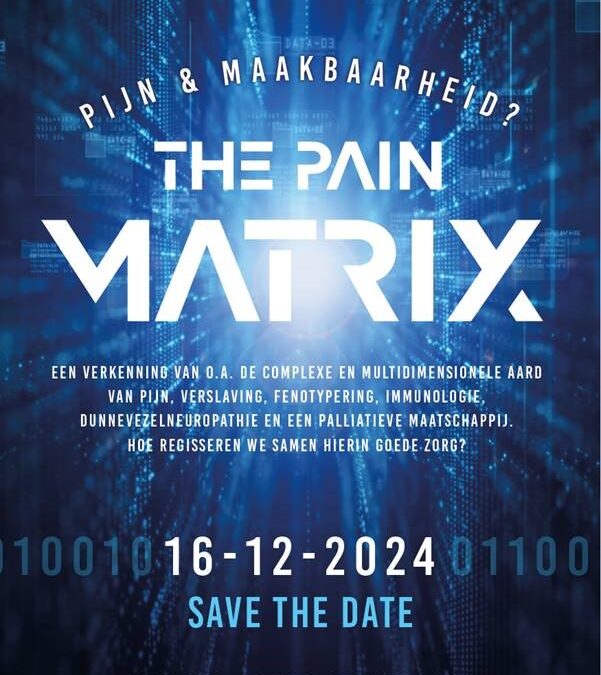 Save the date: PA!N congres ‘The Pain Matrix: Pijn en maakbaarheid?’